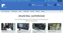 Desktop Screenshot of pk-elektronik.de